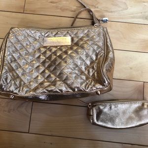 Rebecca Minkoff Makeup Travel Case-Rose Gold